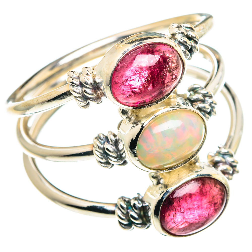 Ethiopian Opal Rings handcrafted by Anasilvercos - RING88567