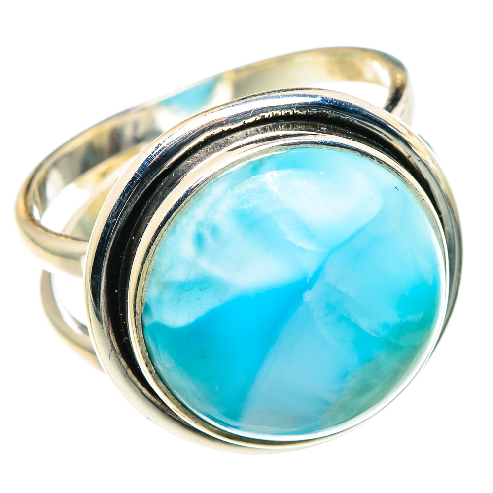 Larimar Rings handcrafted by Anasilvercos - RING88574