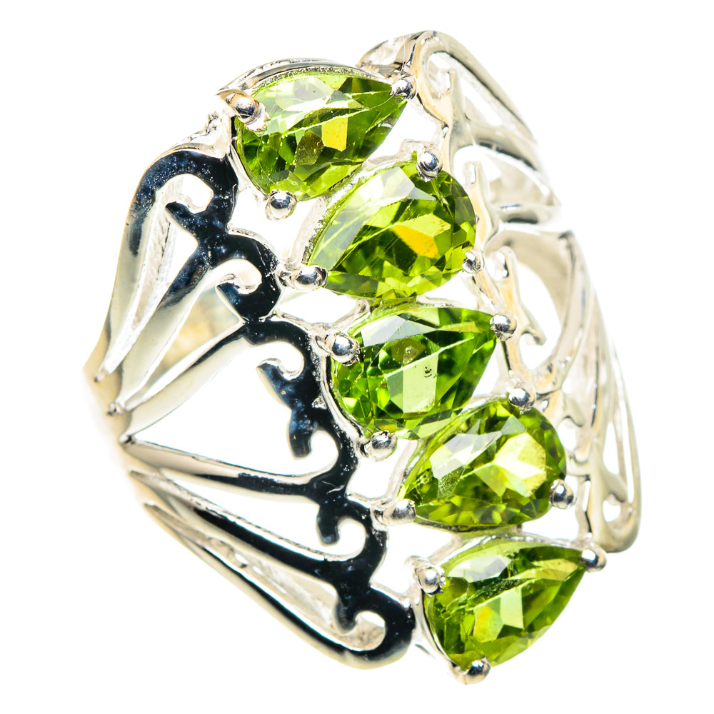 Peridot Rings handcrafted by Anasilvercos - RING88579