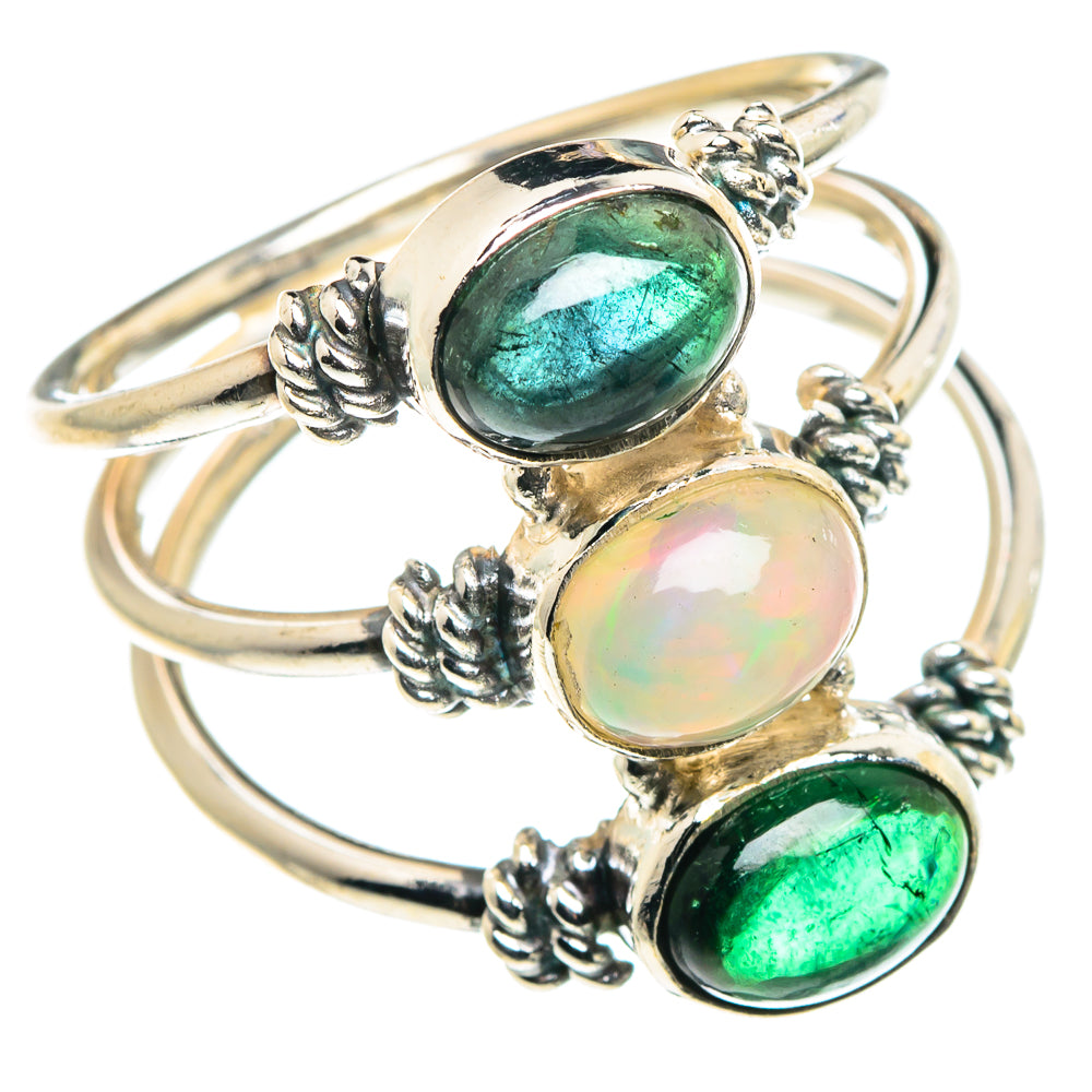 Ethiopian Opal Rings handcrafted by Anasilvercos - RING88586