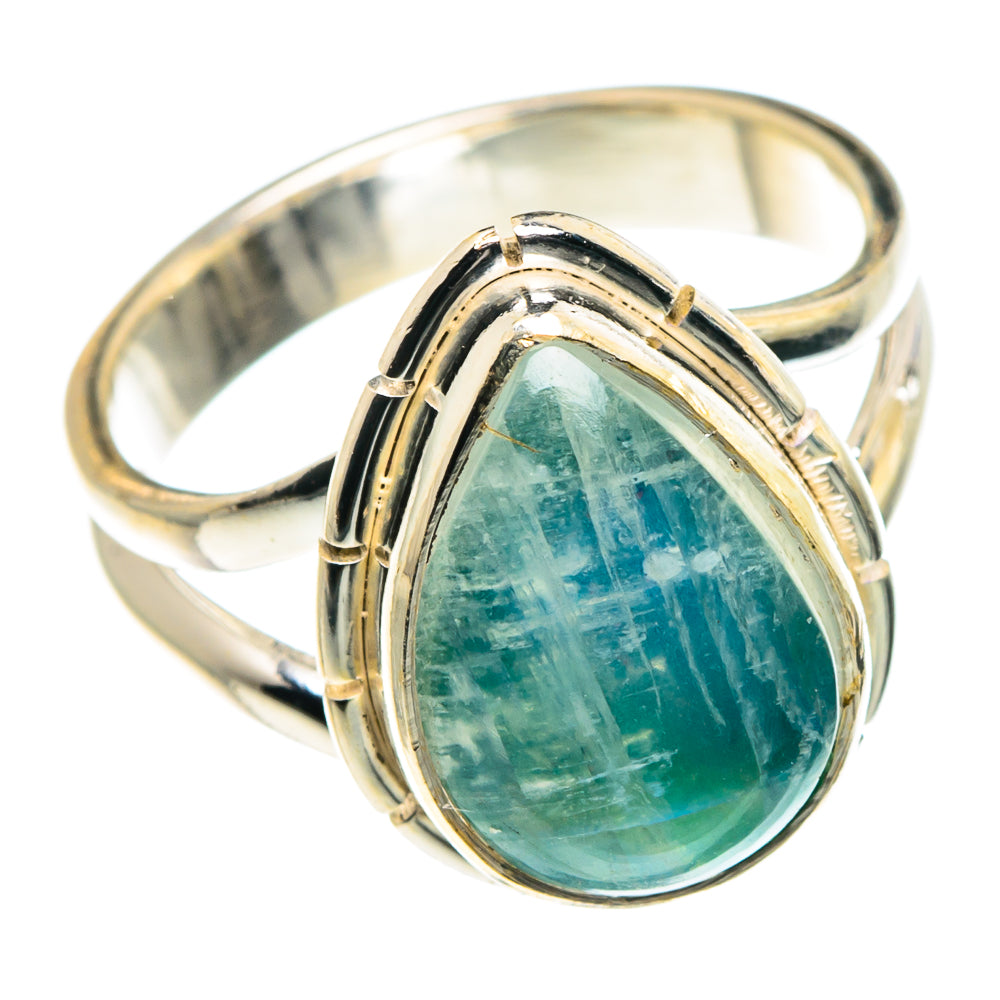 Green Moonstone Rings handcrafted by Anasilvercos - RING88593