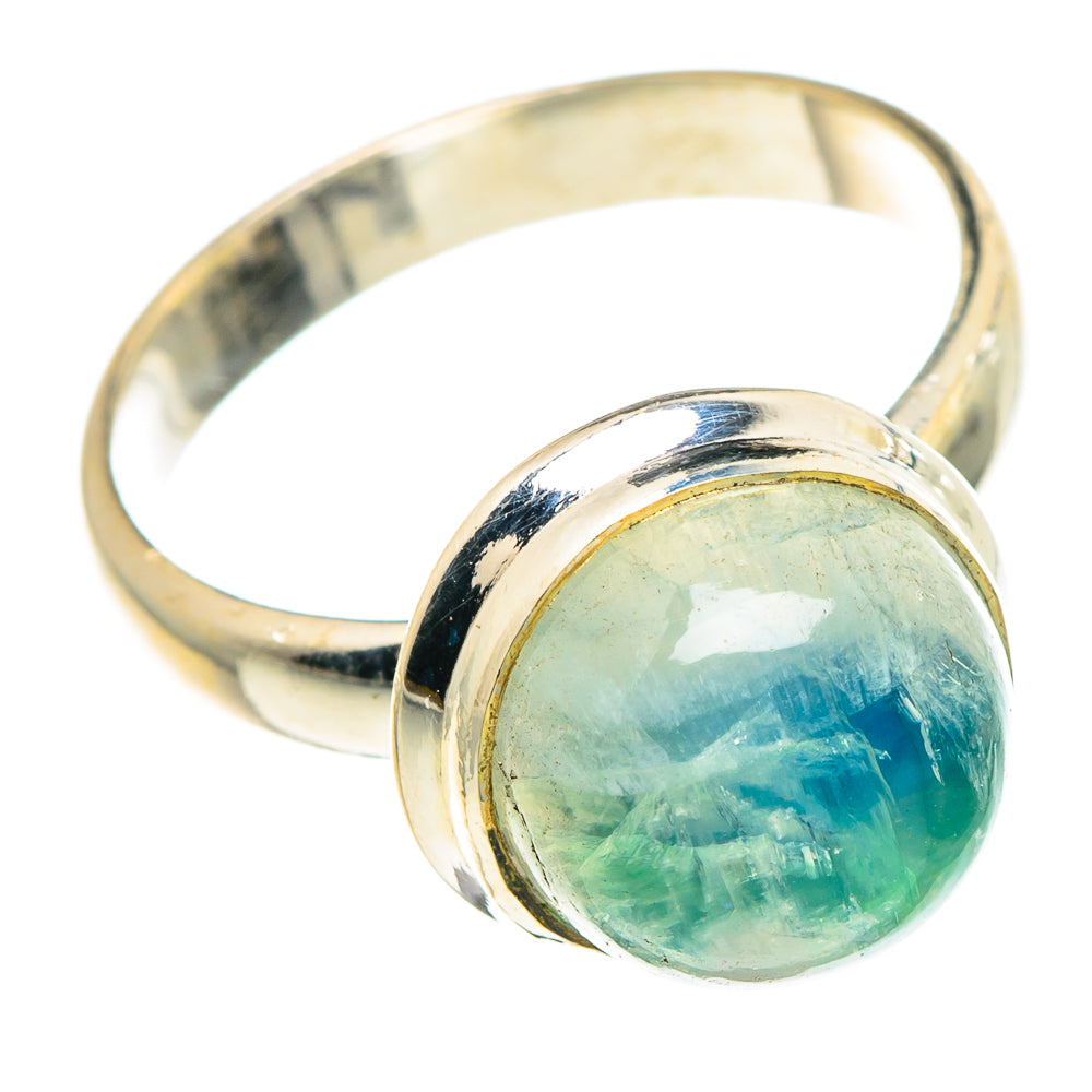 Rainbow Moonstone Rings handcrafted by Anasilvercos - RING88596