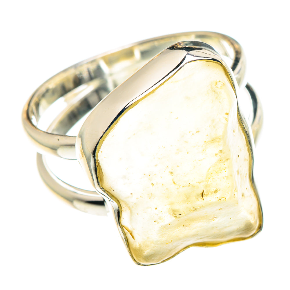 Libyan Desert Glass Rings handcrafted by Anasilvercos - RING88600