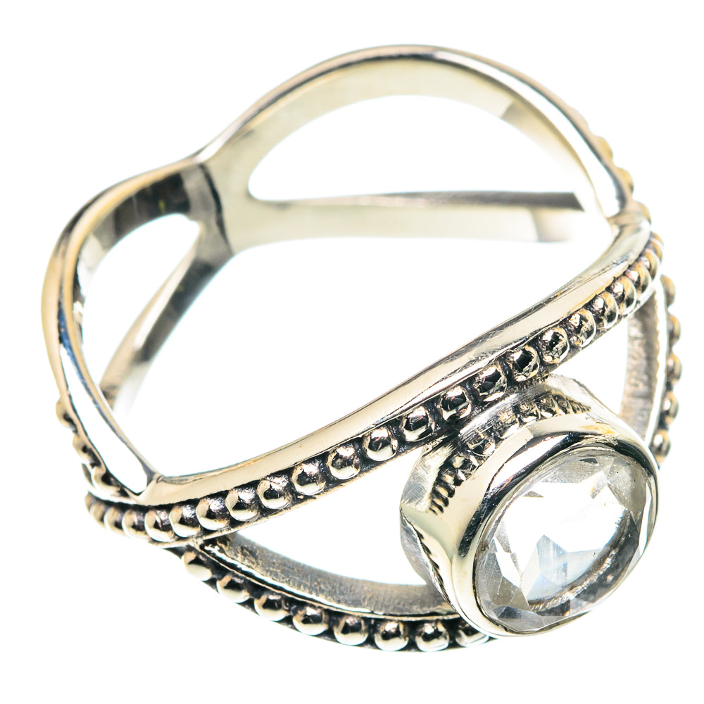 White Quartz Rings handcrafted by Anasilvercos - RING88605