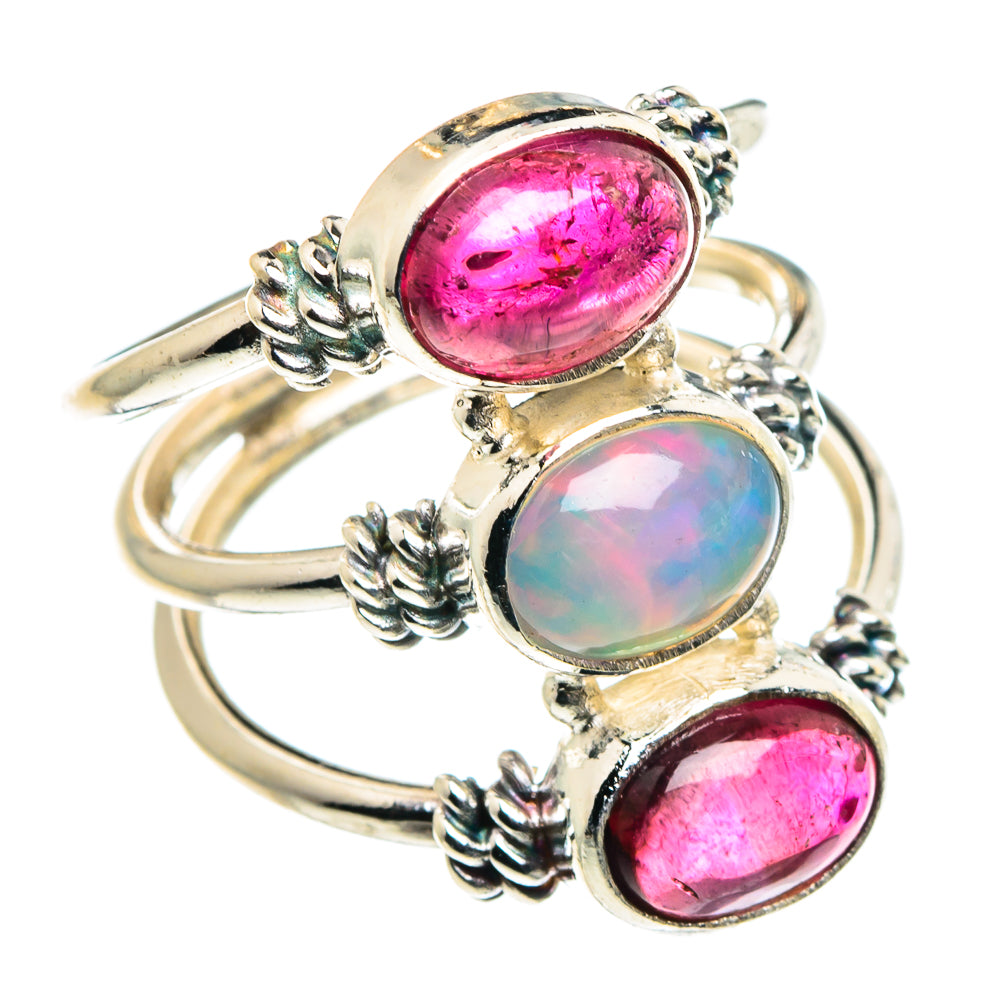 Ethiopian Opal Rings handcrafted by Anasilvercos - RING88607