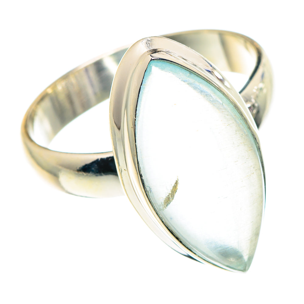 Aqua Chalcedony Rings handcrafted by Anasilvercos - RING88613