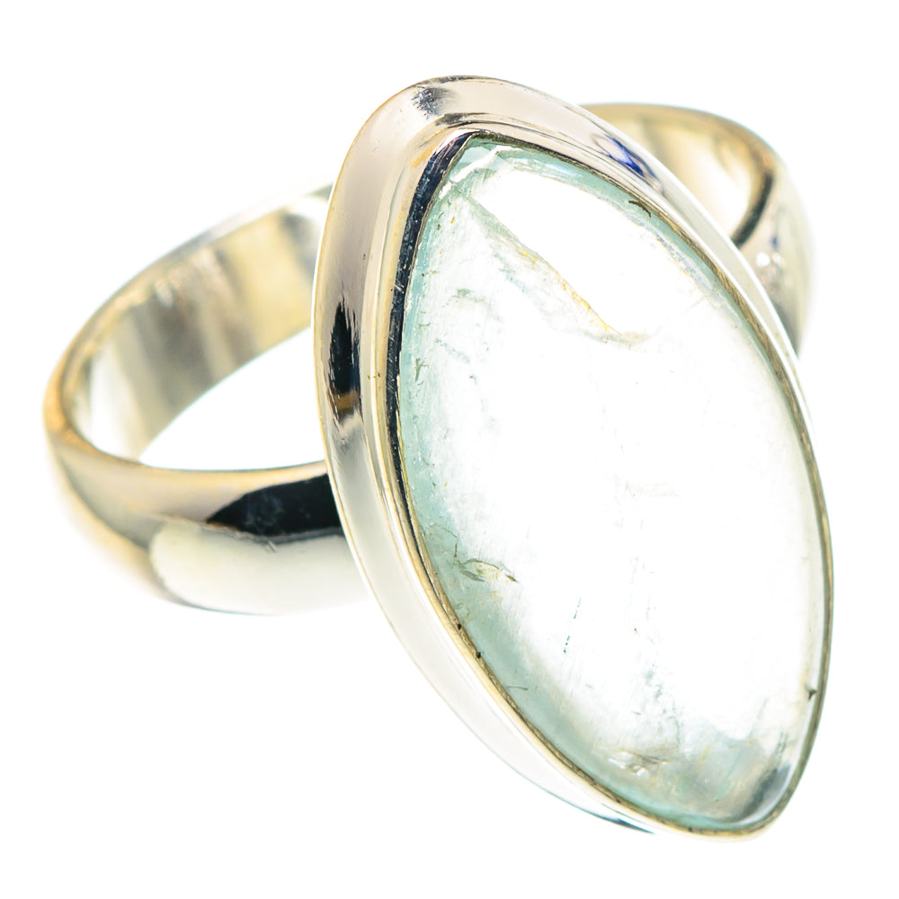 Aqua Chalcedony Rings handcrafted by Anasilvercos - RING88629