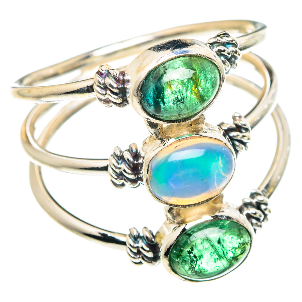 Ethiopian Opal Rings handcrafted by Anasilvercos - RING88638