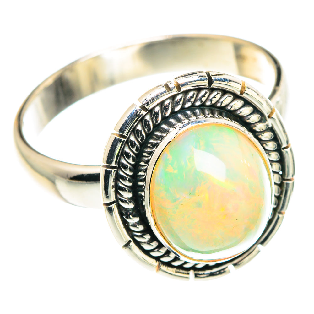 Ethiopian Opal Rings handcrafted by Anasilvercos - RING88652