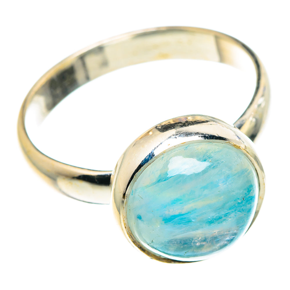 Rainbow Moonstone Rings handcrafted by Anasilvercos - RING88659