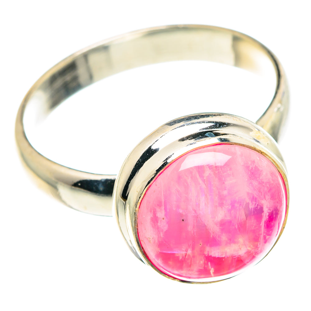 Pink Moonstone Rings handcrafted by Anasilvercos - RING88664