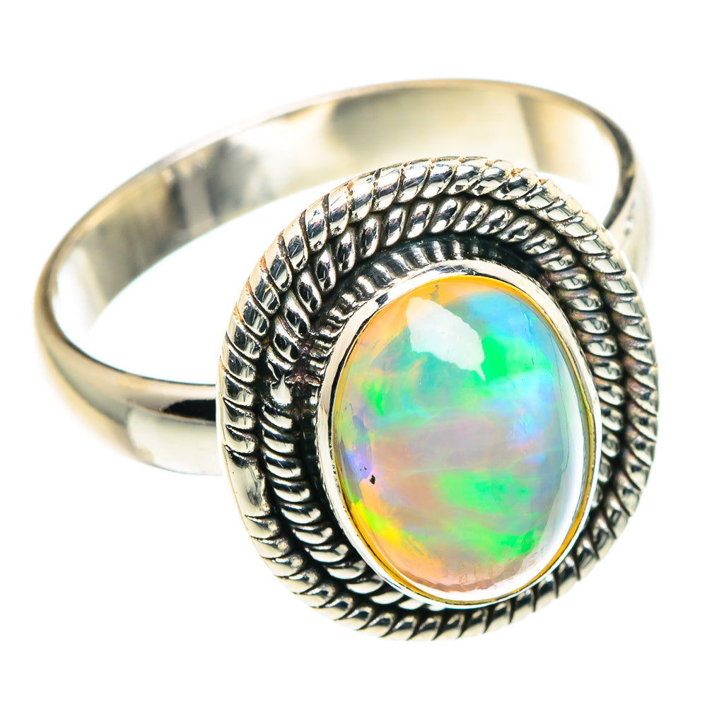 Ethiopian Opal Rings handcrafted by Anasilvercos - RING88666