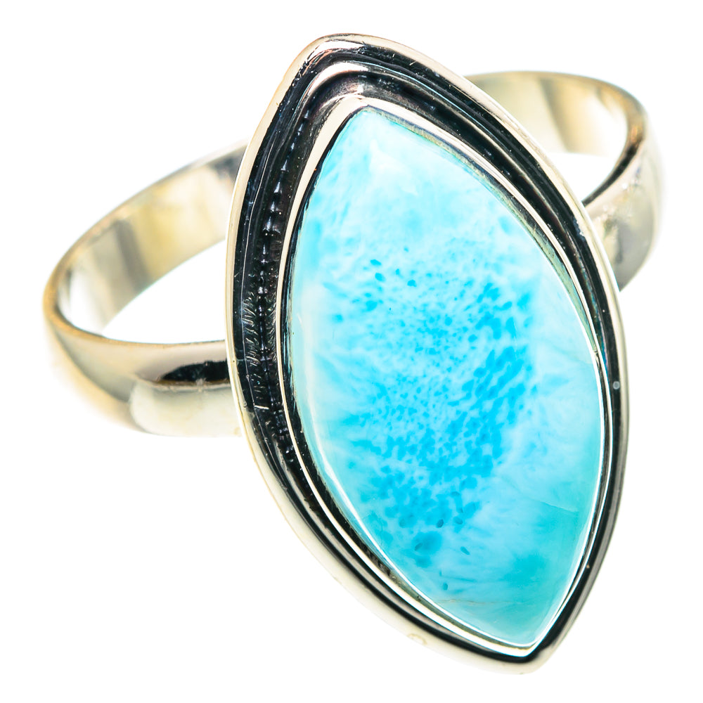 Larimar Rings handcrafted by Anasilvercos - RING88670