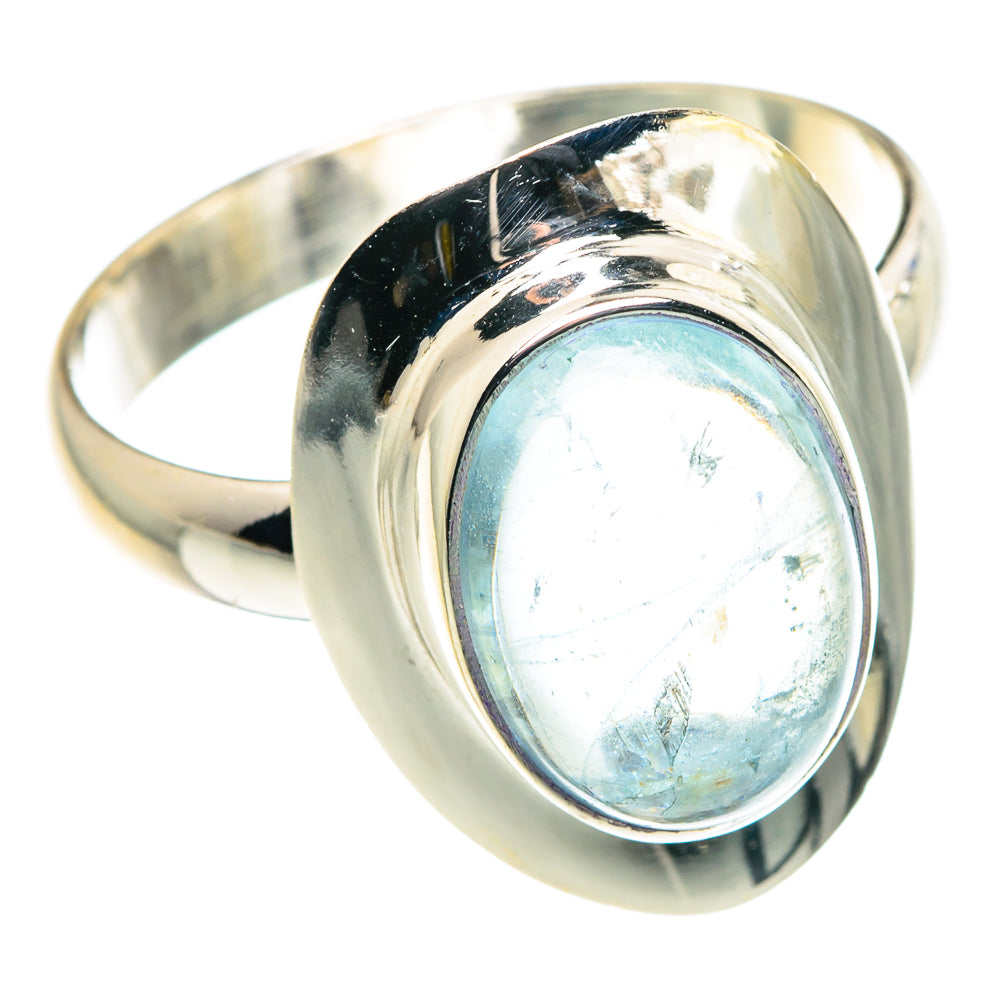 Aqua Chalcedony Rings handcrafted by Anasilvercos - RING88671