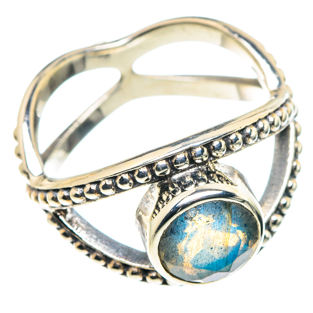 Labradorite Rings handcrafted by Anasilvercos - RING88673