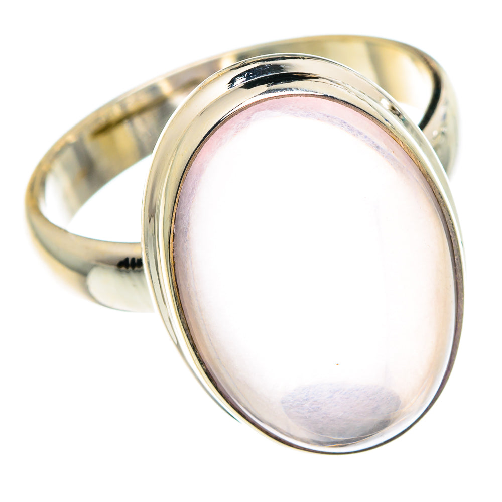 Rose Quartz Rings handcrafted by Anasilvercos - RING88678