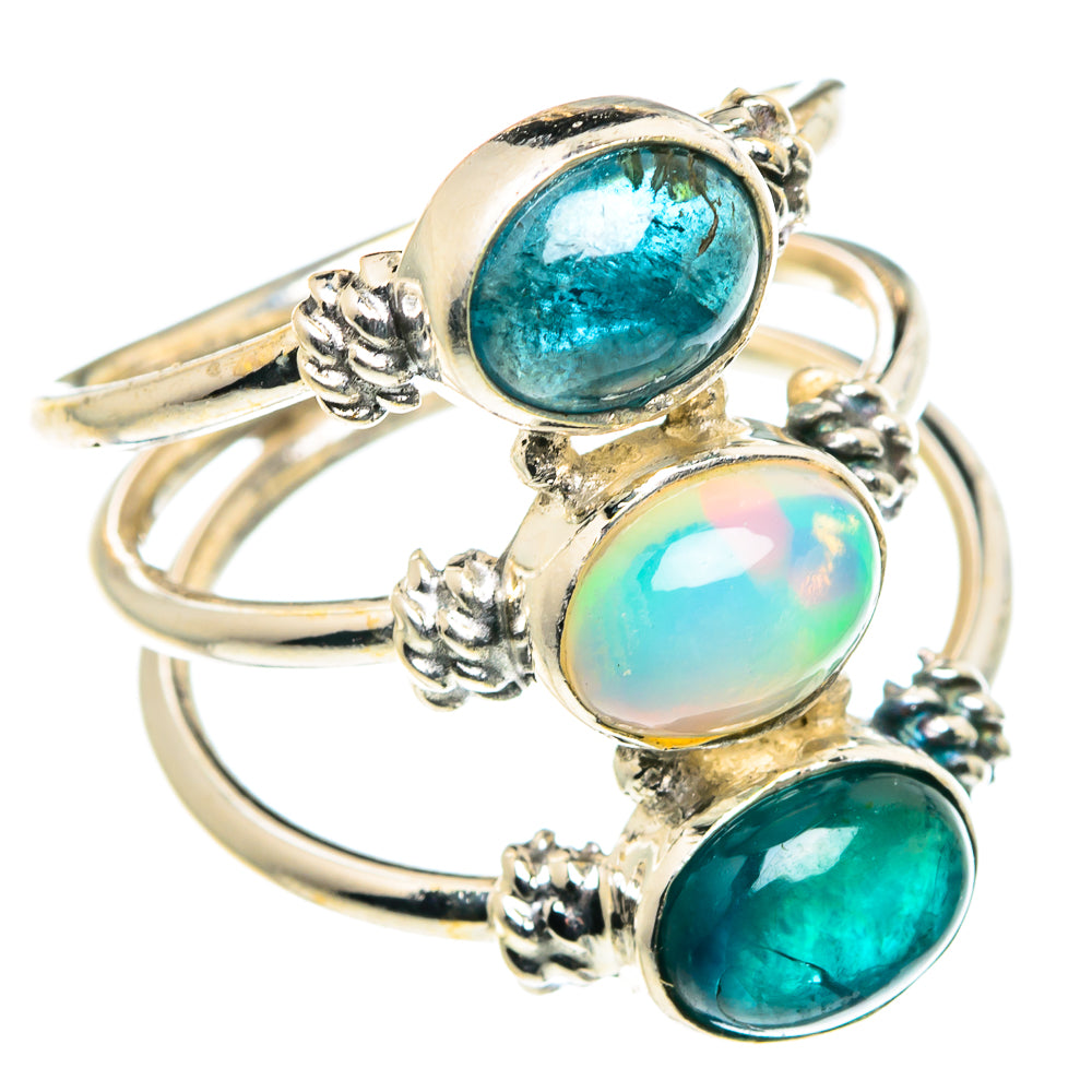 Ethiopian Opal Rings handcrafted by Anasilvercos - RING88682