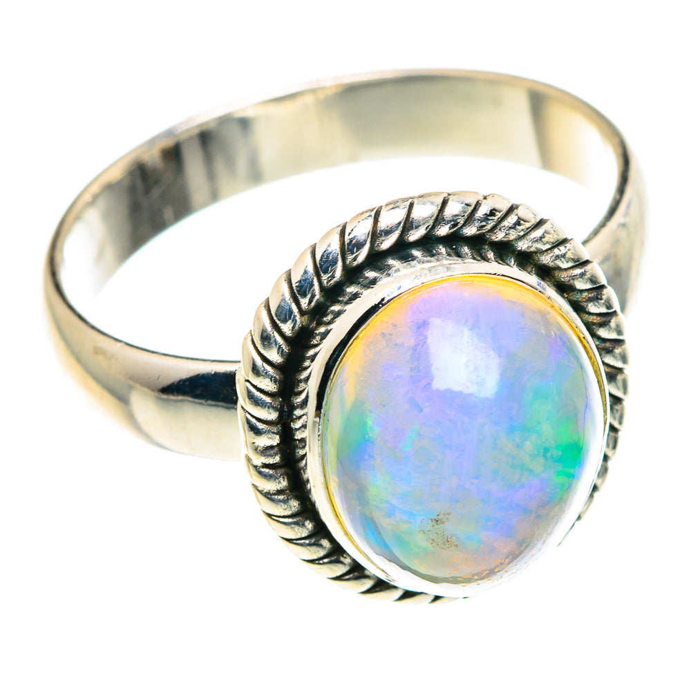 Ethiopian Opal Rings handcrafted by Anasilvercos - RING88683