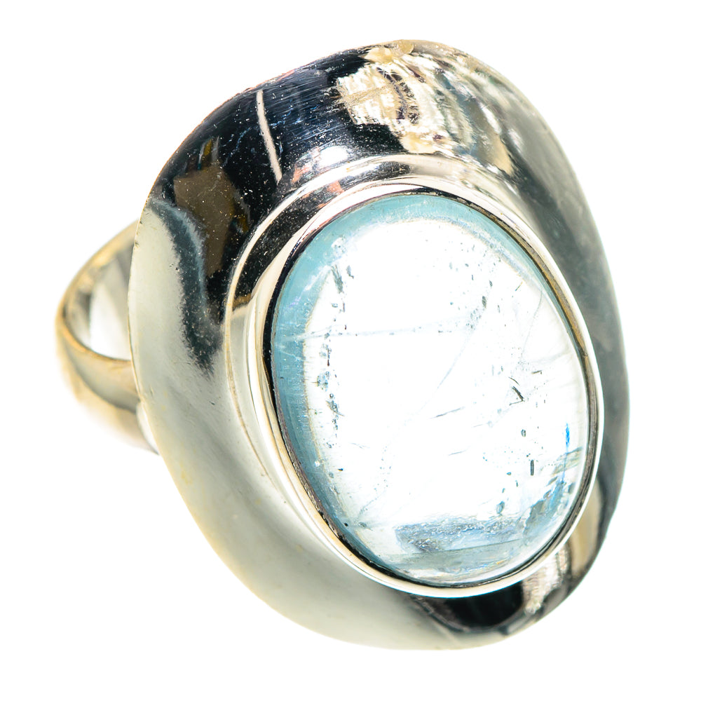 Aquamarine Rings handcrafted by Anasilvercos - RING88687