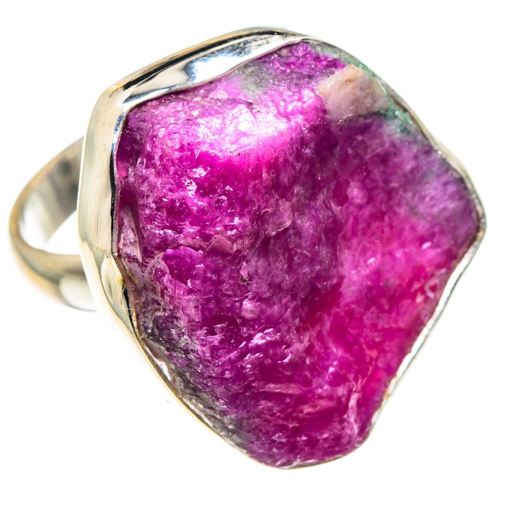 Ruby Fuchsite Rings handcrafted by Anasilvercos - RING88708