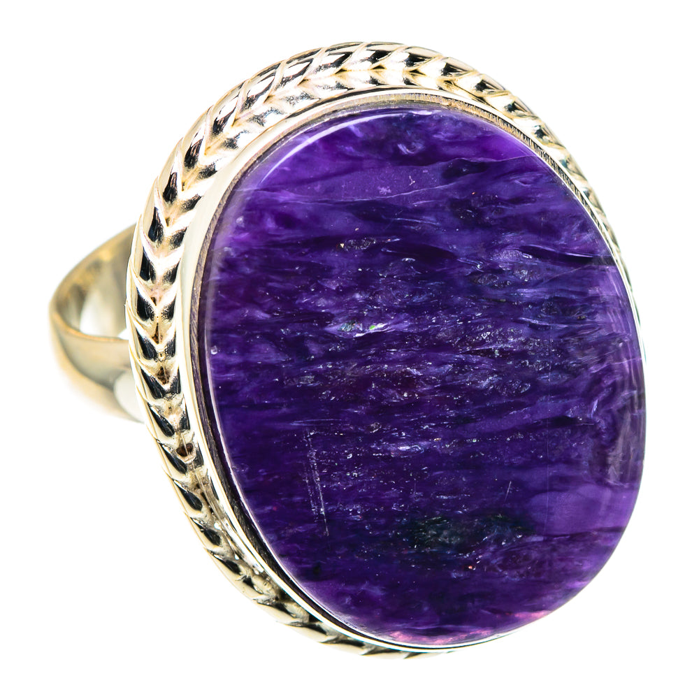 Charoite Rings handcrafted by Anasilvercos - RING88711