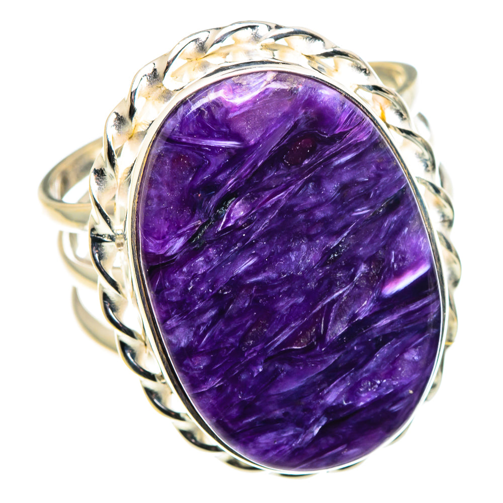 Charoite Rings handcrafted by Anasilvercos - RING88741