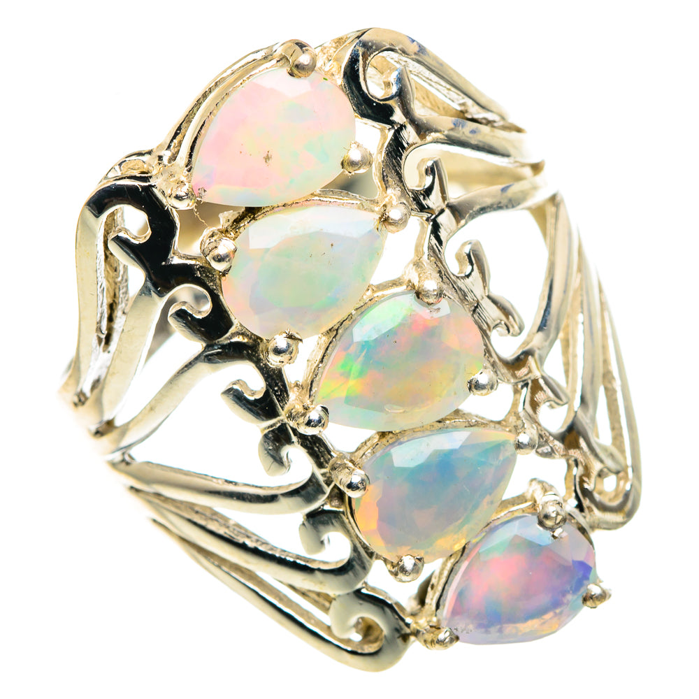 Ethiopian Opal Rings handcrafted by Anasilvercos - RING88752