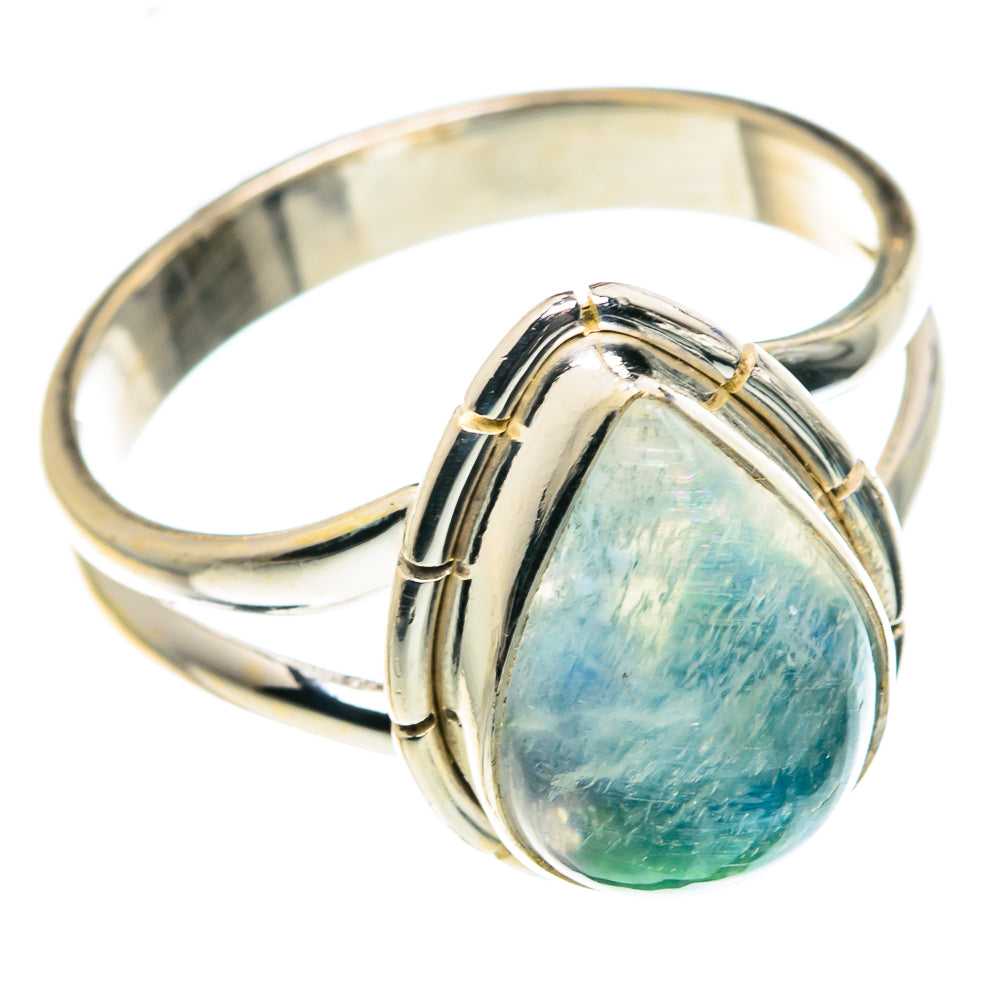 Green Moonstone Rings handcrafted by Anasilvercos - RING88761