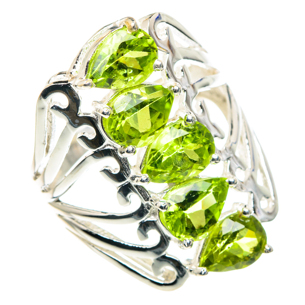 Peridot Rings handcrafted by Anasilvercos - RING88763