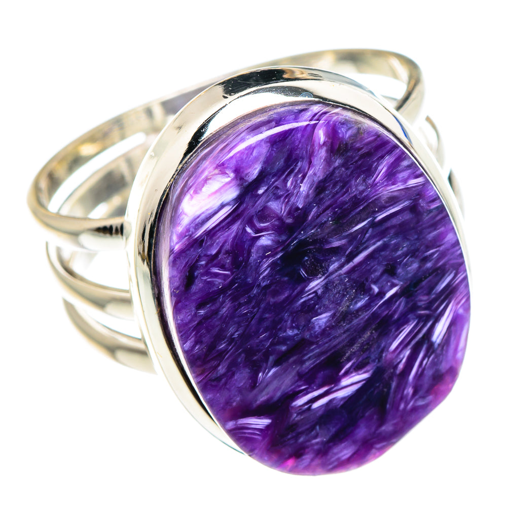 Charoite Rings handcrafted by Anasilvercos - RING88773