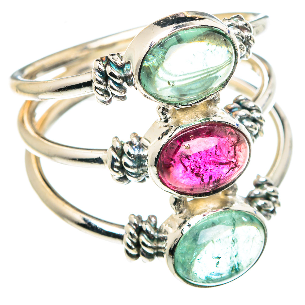 Pink Tourmaline Rings handcrafted by Anasilvercos - RING88780