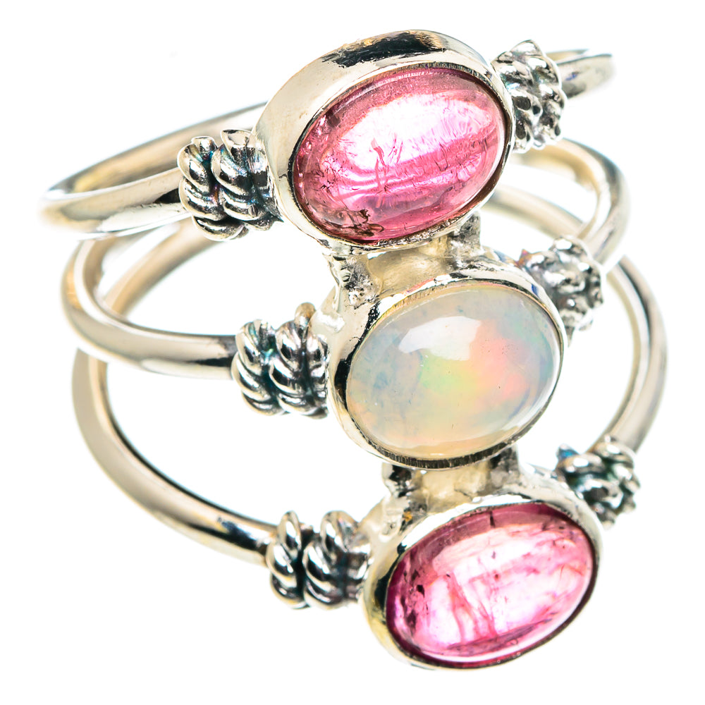 Ethiopian Opal Rings handcrafted by Anasilvercos - RING88782