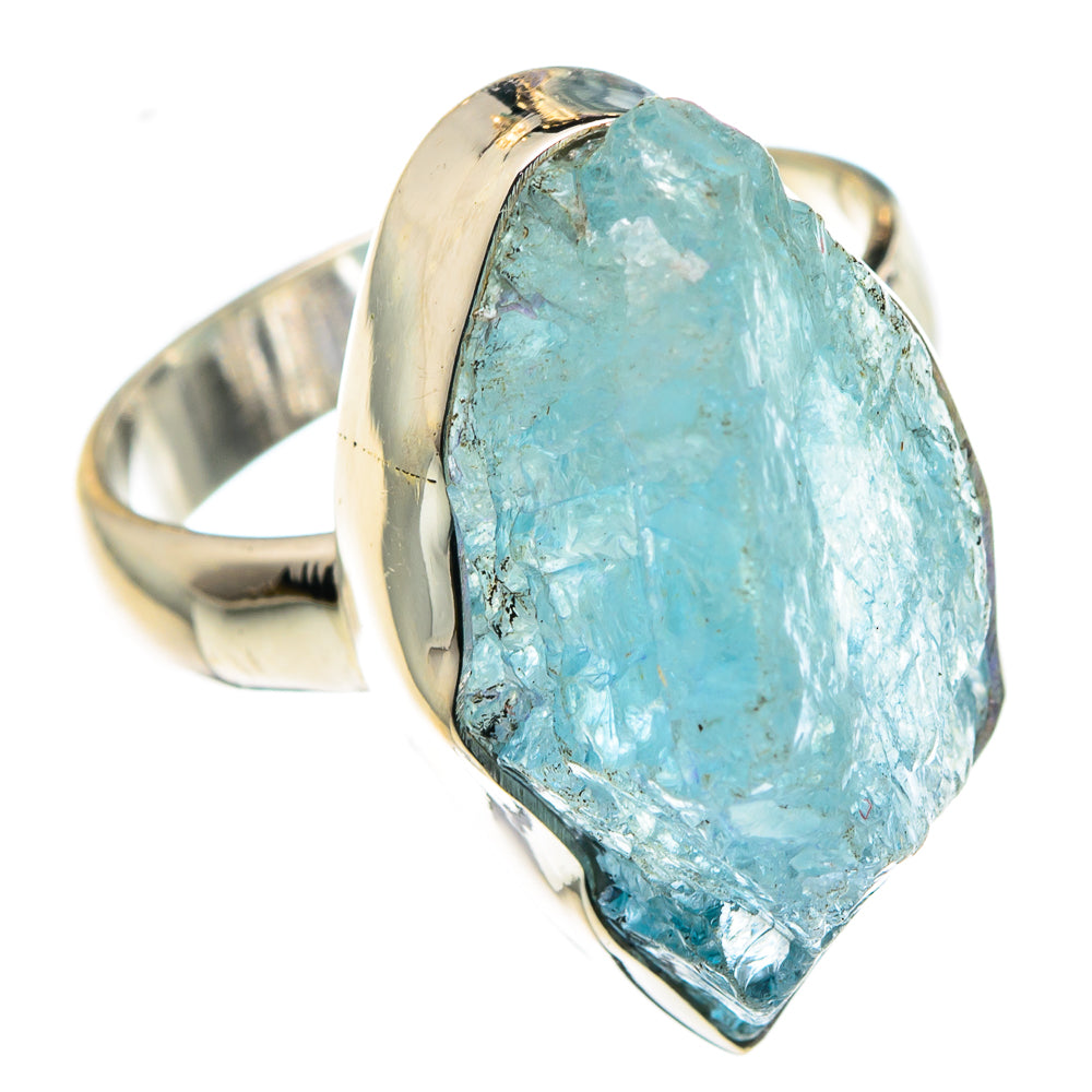 Aquamarine Rings handcrafted by Anasilvercos - RING88786