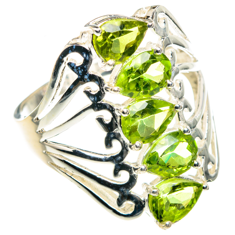 Peridot Rings handcrafted by Anasilvercos - RING88794