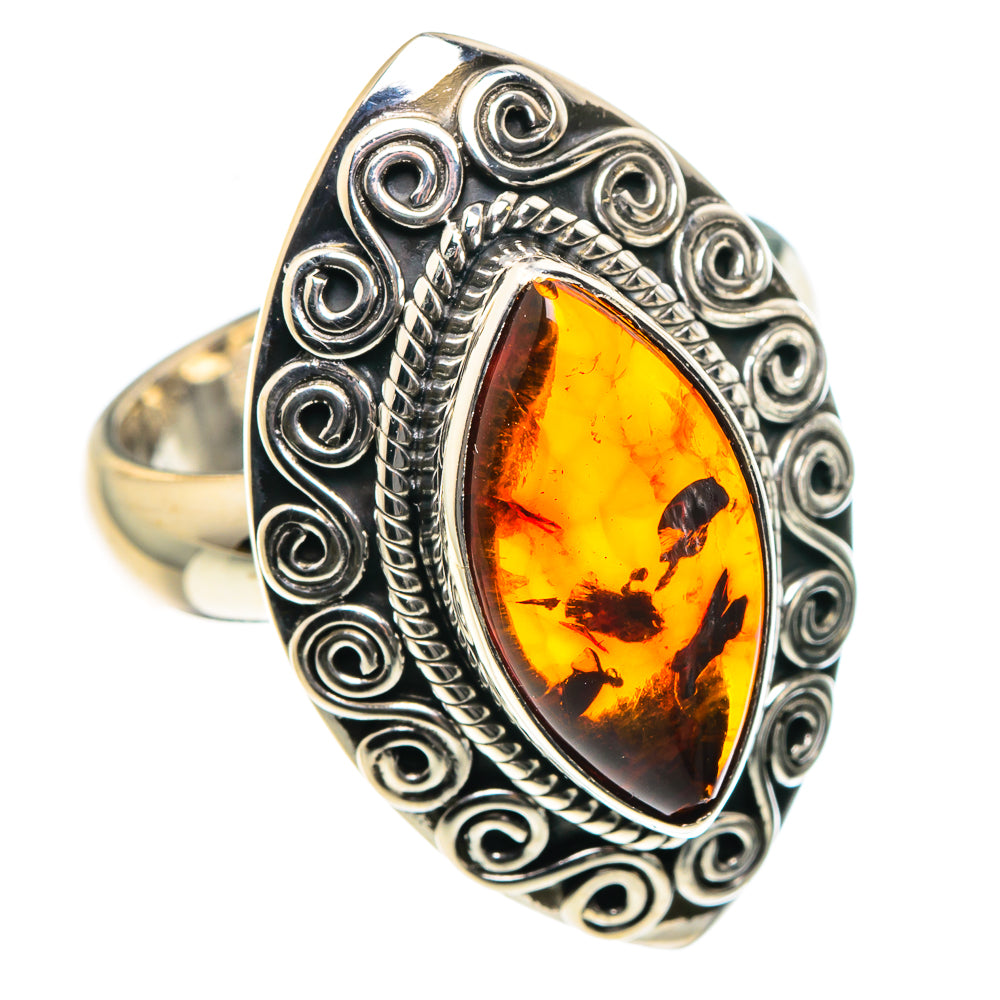 Baltic Amber Rings handcrafted by Anasilvercos - RING88800