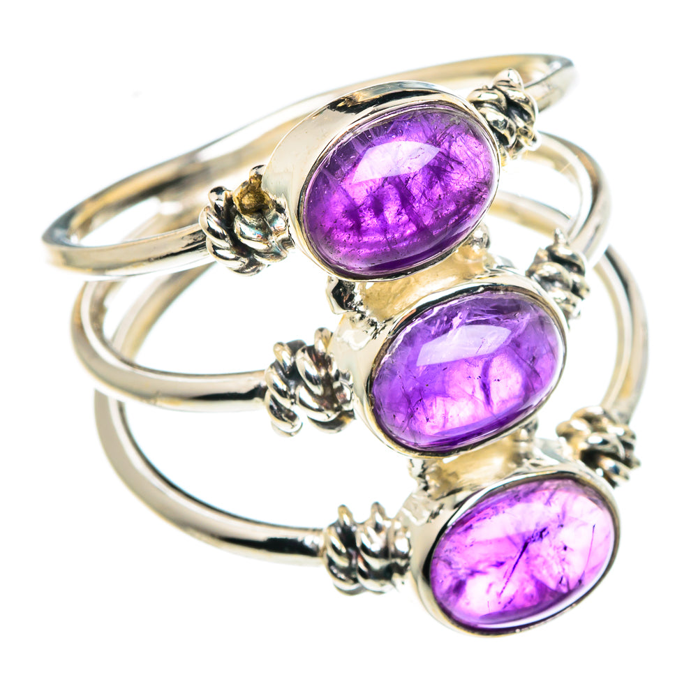 Amethyst Rings handcrafted by Anasilvercos - RING88809