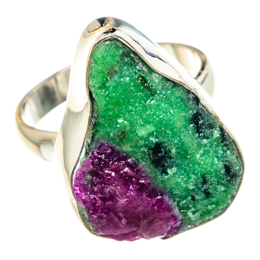 Ruby Zoisite Rings handcrafted by Anasilvercos - RING88814