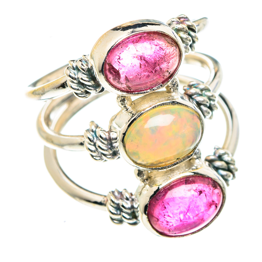 Ethiopian Opal Rings handcrafted by Anasilvercos - RING88816