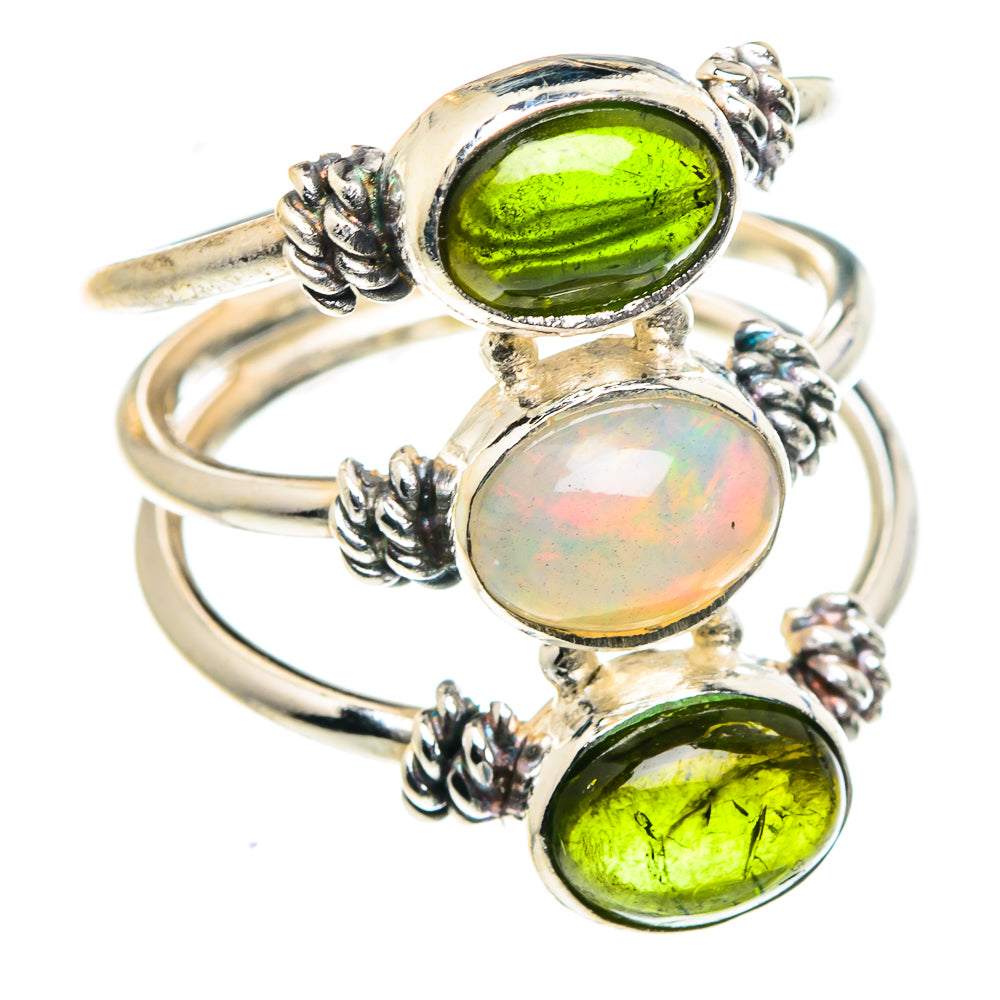 Ethiopian Opal Rings handcrafted by Anasilvercos - RING88817
