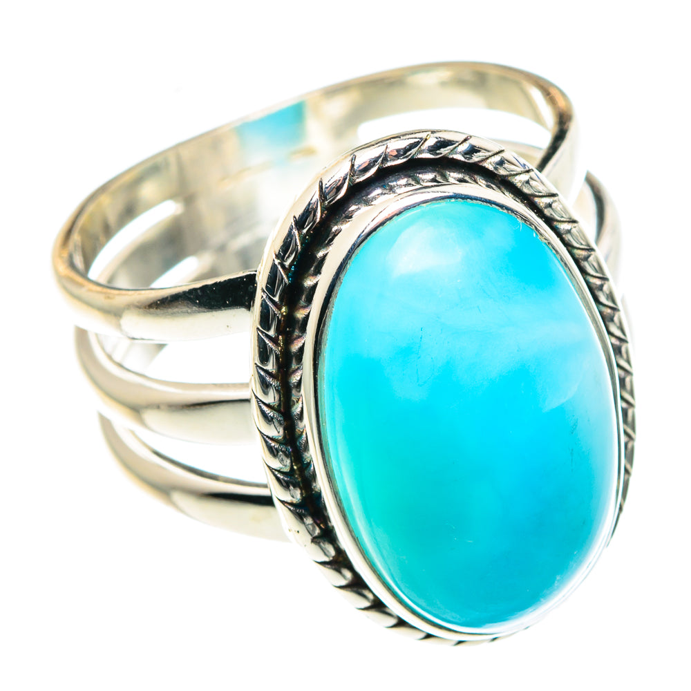 Larimar Rings handcrafted by Anasilvercos - RING88824