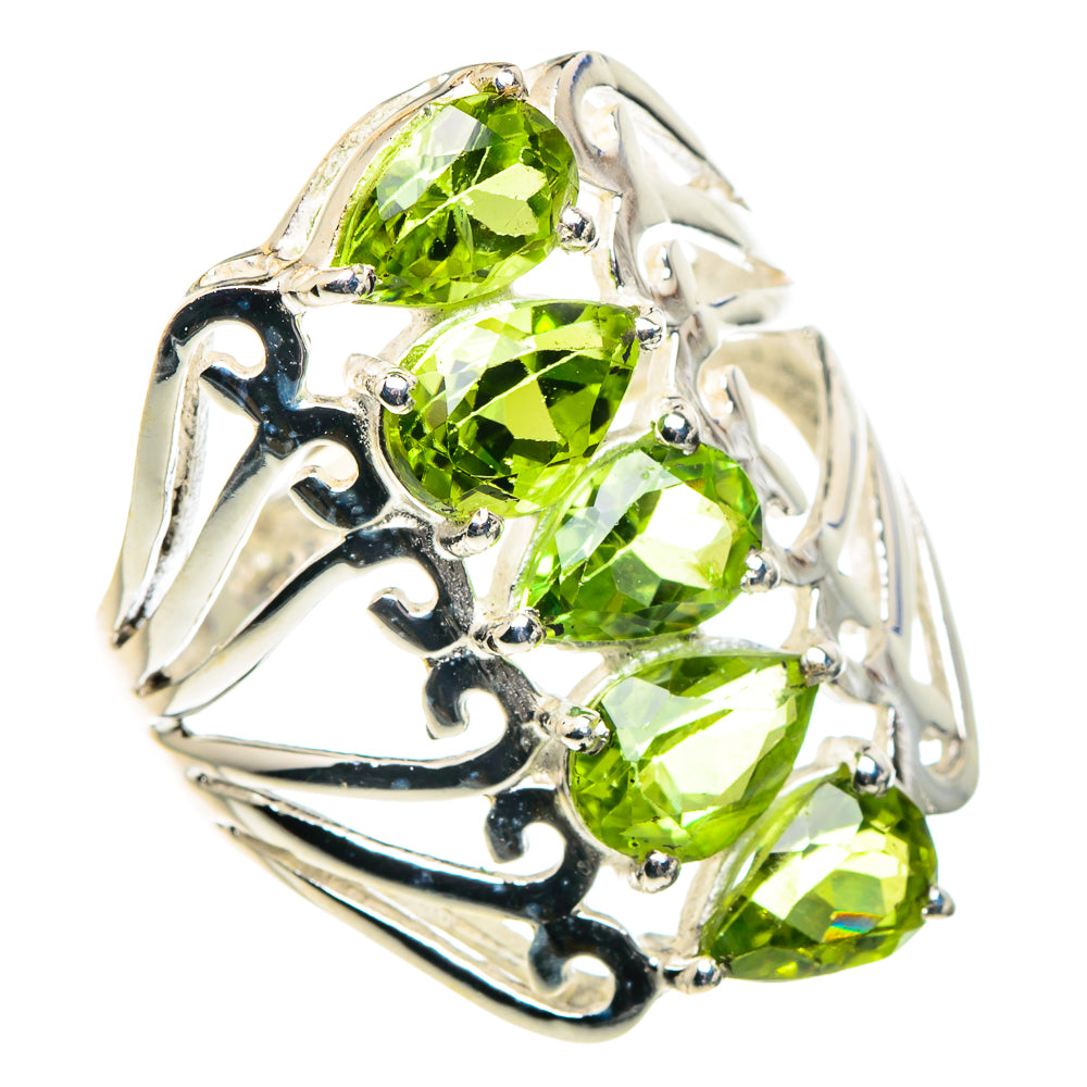 Peridot Rings handcrafted by Anasilvercos - RING88829