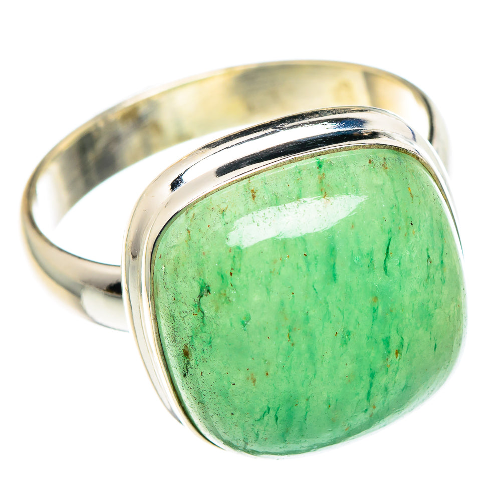 Green Aventurine Rings handcrafted by Anasilvercos - RING88830