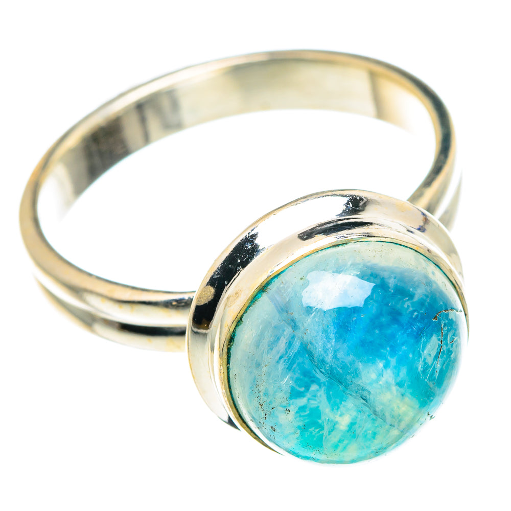 Rainbow Moonstone Rings handcrafted by Anasilvercos - RING88832