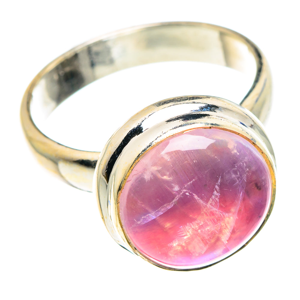 Pink Moonstone Rings handcrafted by Anasilvercos - RING88842