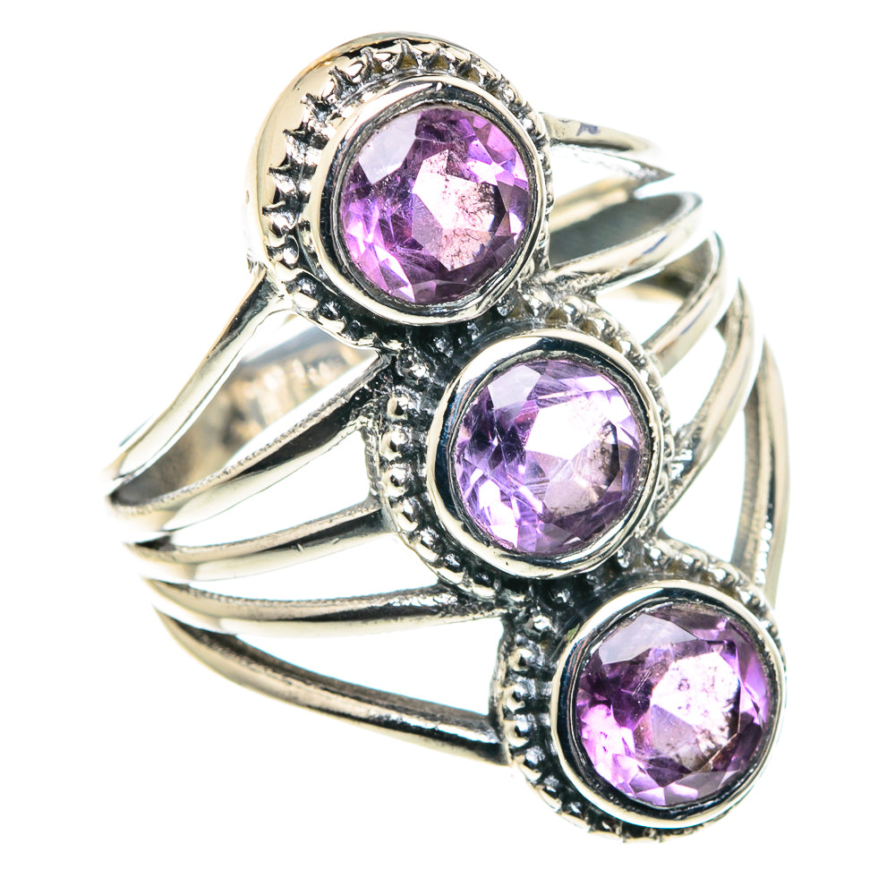 Amethyst Rings handcrafted by Anasilvercos - RING88844