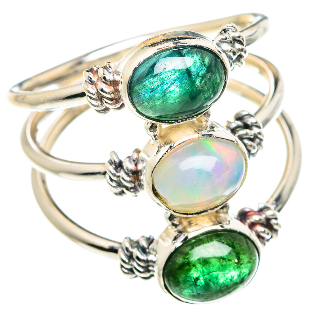 Ethiopian Opal Rings handcrafted by Anasilvercos - RING88850