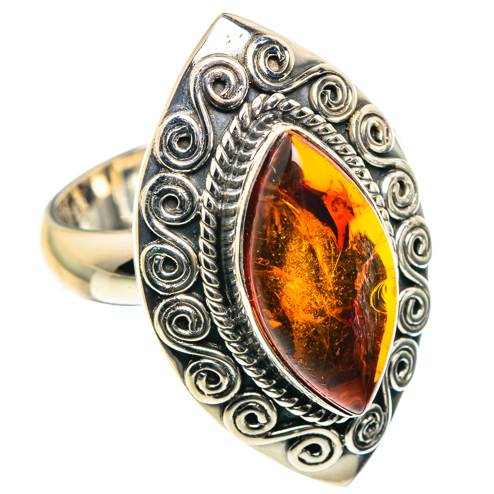 Baltic Amber Rings handcrafted by Anasilvercos - RING88867