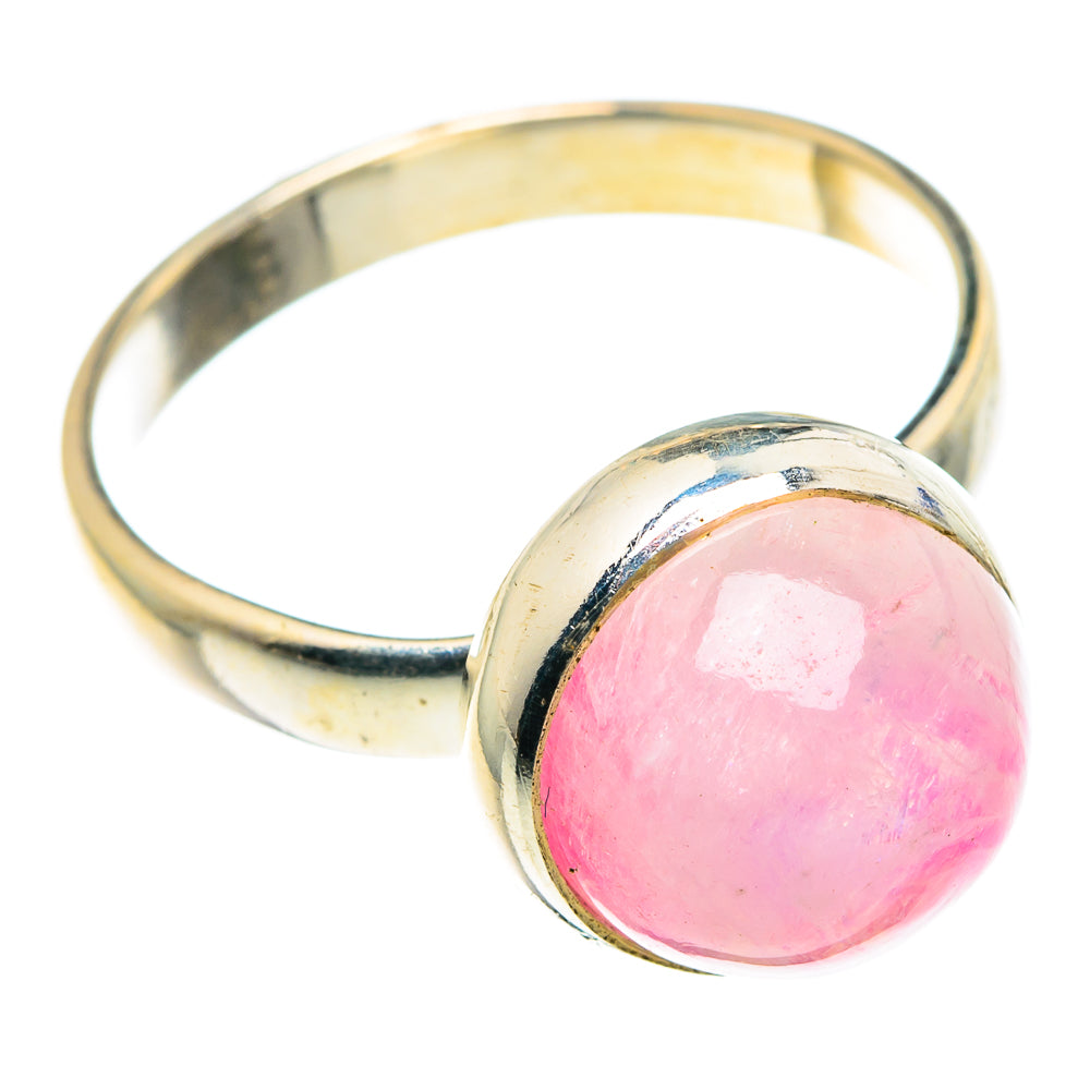 Pink Moonstone Rings handcrafted by Anasilvercos - RING88871