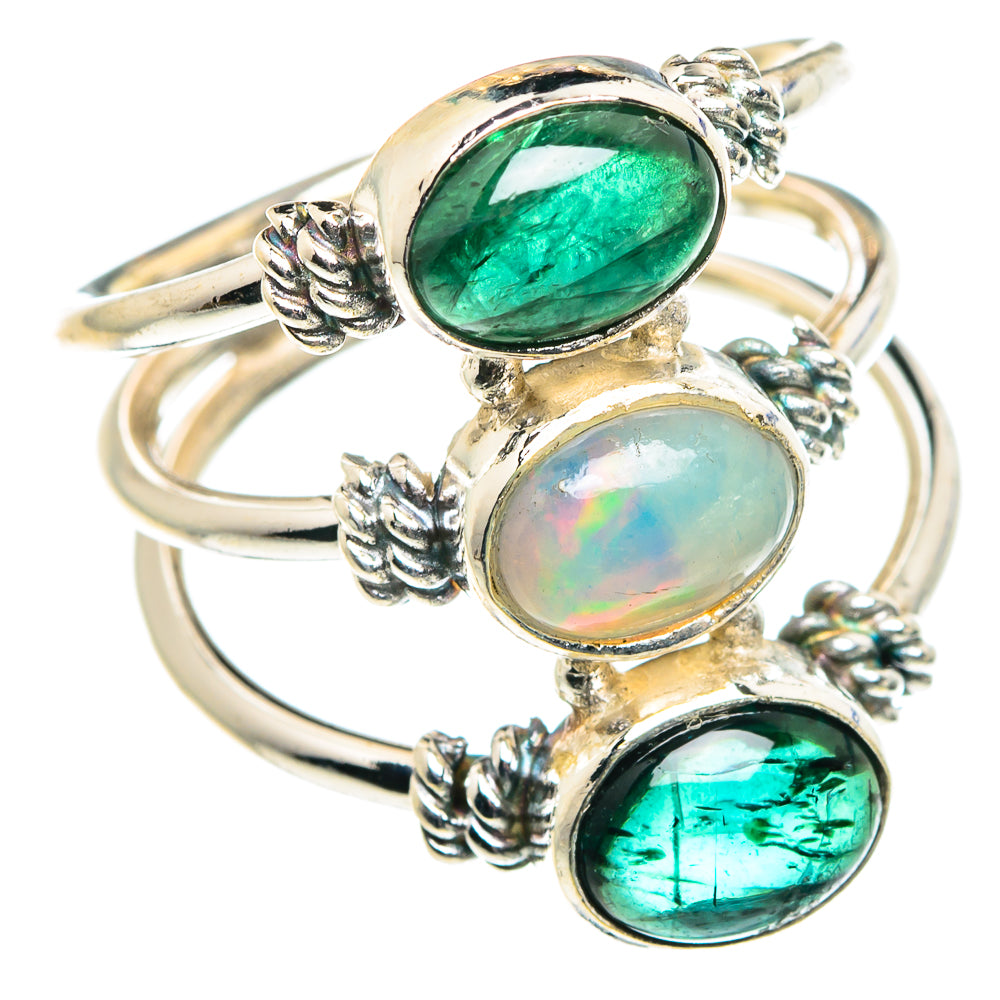 Ethiopian Opal Rings handcrafted by Anasilvercos - RING88881