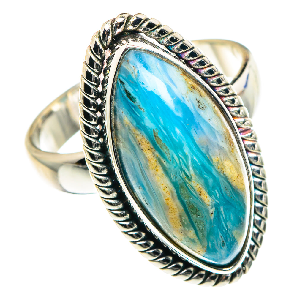 Peruvian Opal Rings handcrafted by Anasilvercos - RING88889